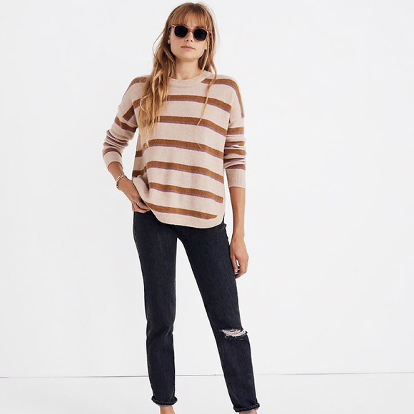 Madewell Sweaters - {Madewell} Westlake Striped Pullover Sweater